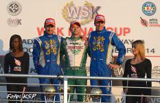 WSK Final Cup - Hájek na stupních vítězů