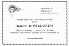 Poslední rozloučení s Josefem Kostelníkem ...